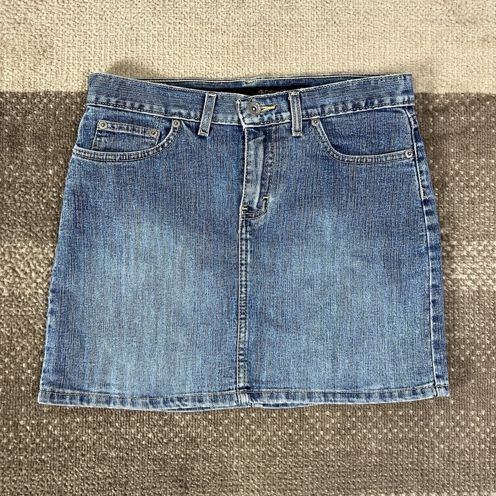 Calvin Klein Jeans Denim Mini Skirt Blue Women's‎ Size 5 29X14